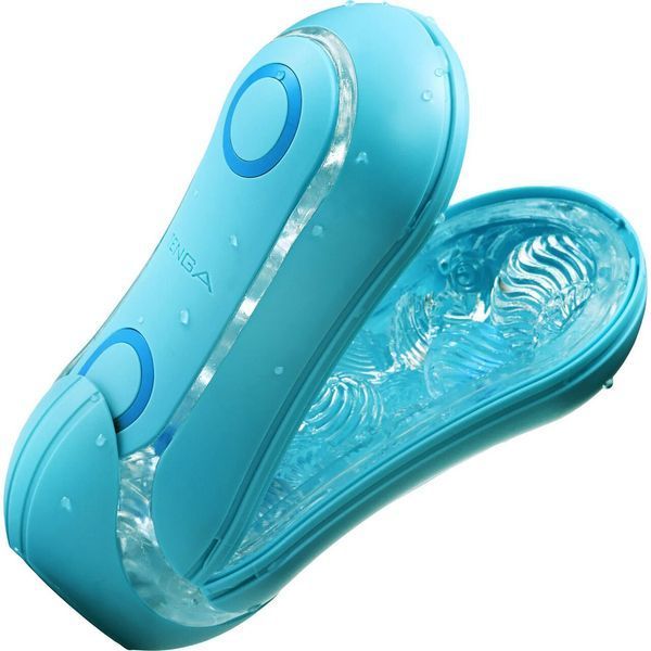 Мастурбатор Tenga Flip Orb &mdash; Ocean Blue, з можливістю зміни тиску та стимулювальними кульками всередині SX1330 фото