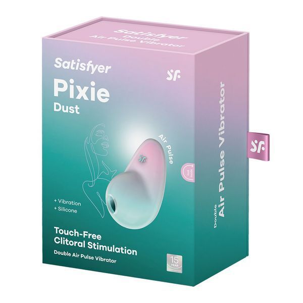 Вакуумний вібратор - Satisfyer Pixie Dust Mint/Pink SO8971 фото