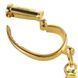 Металеві наручники в розкішному золотому кольорі - LOCKINK Love-slave Handcuffs SX0897 фото 3