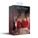 Ліф Серце з натуральної шкіри Feral Feelings - Hearts Bra Red SO9416 фото 3