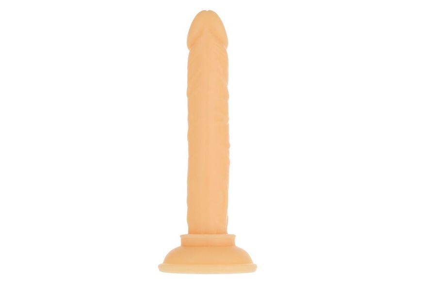 Фалоімітатор, присоска, діаметр 1,9 см, віброкуля в подарунок ADDICTION Tino 5.25&Prime; Silicone Dildo SO7754 фото