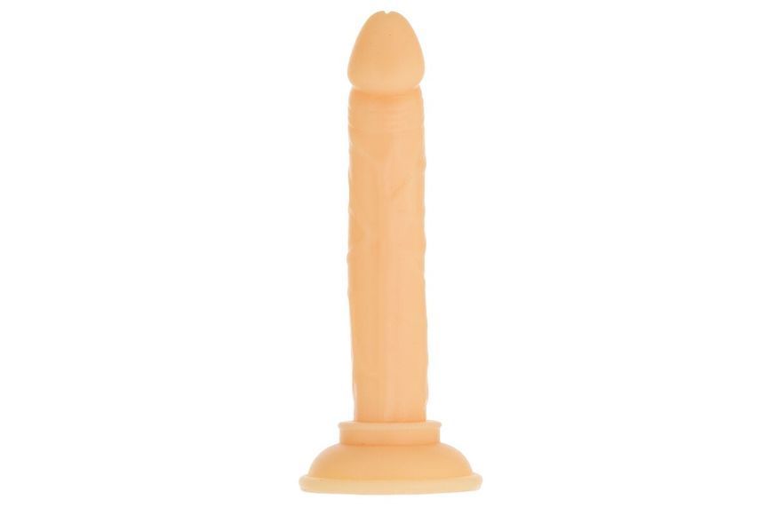 Фалоімітатор, присоска, діаметр 1,9 см, віброкуля в подарунок ADDICTION Tino 5.25&Prime; Silicone Dildo SO7754 фото