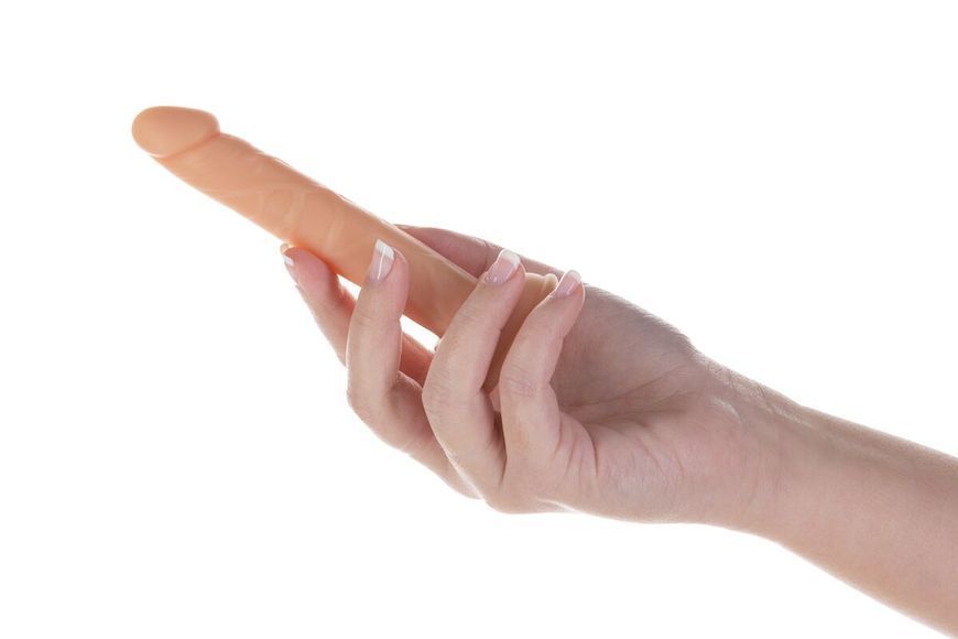 Фалоімітатор, присоска, діаметр 1,9 см, віброкуля в подарунок ADDICTION Tino 5.25&Prime; Silicone Dildo SO7754 фото
