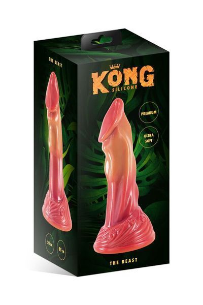 Фентезійний фалоімітатор Kong Silicone The Beast (21,4 см) SO9940 фото