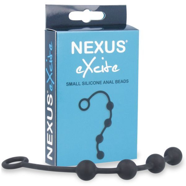 Анальні кульки, діаметр 2 см, силікон - Nexus Excite Small Anal Beads SO1767 фото
