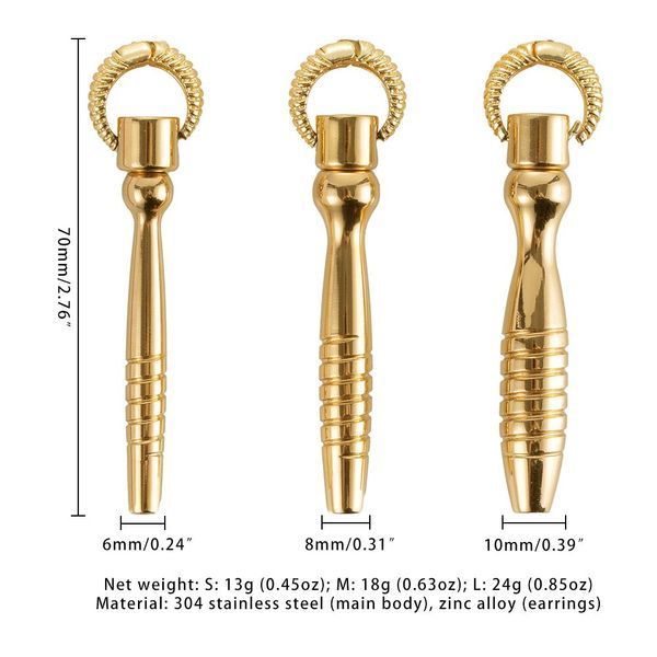 Набір уретральних стимуляторів - LOCKINK Bad Boy Training Urethral Plugs Set SX0898 фото