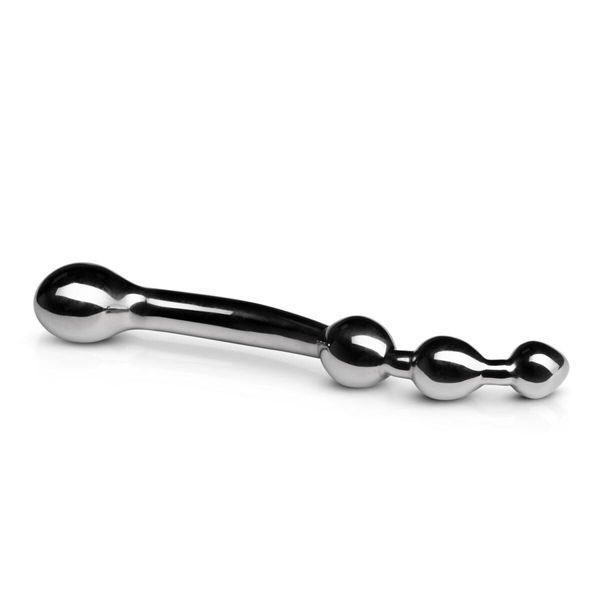 Анально-вагінальний стимулятор Sinner Gear Unbendable &ndash; Multi-Stim Pleasure Wand Metal Anal Dildo SO4613 фото