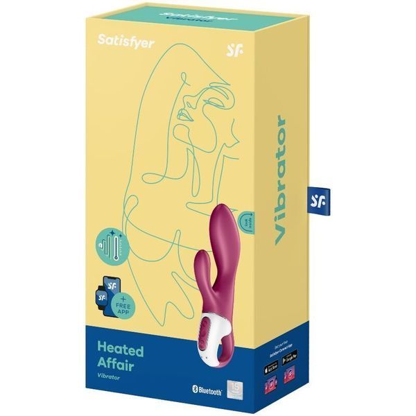Смарт вібратор-кролик із підігрівом - Satisfyer Heated Affair SO6106 фото
