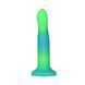 Фалоімітатор, що світиться в темряві, ADDICTION Rave 8&Prime;, Glow in the Dark Dildo Blue Green, 20,3 см SO6849 фото 3