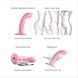 Насадка для страпону з подвійною точковою пульсацією Strap-On-Me Tapping Dildo Wave Coral Pink SO9622 фото 3