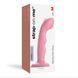 Насадка для страпону з подвійною точковою пульсацією Strap-On-Me Tapping Dildo Wave Coral Pink SO9622 фото 7
