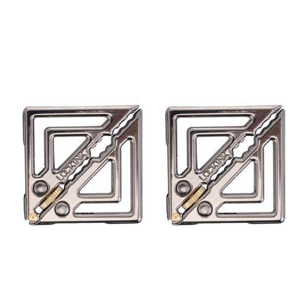 Затискачі для сосків з легкої підвіскою - LOCKINK Adjustable Nipple Clamps with Light Pendant Grey SX0849 фото