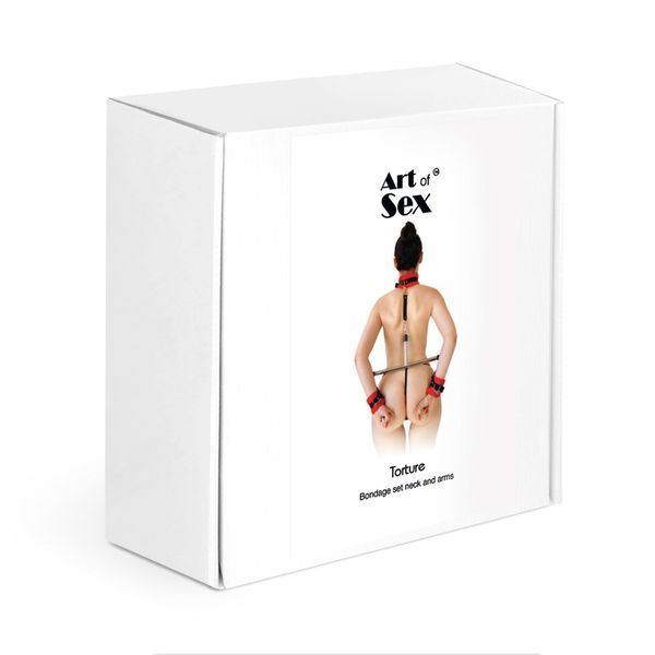 Розпорка для шиї та рук Art of Sex Bondage Set - Torture SO8294 фото